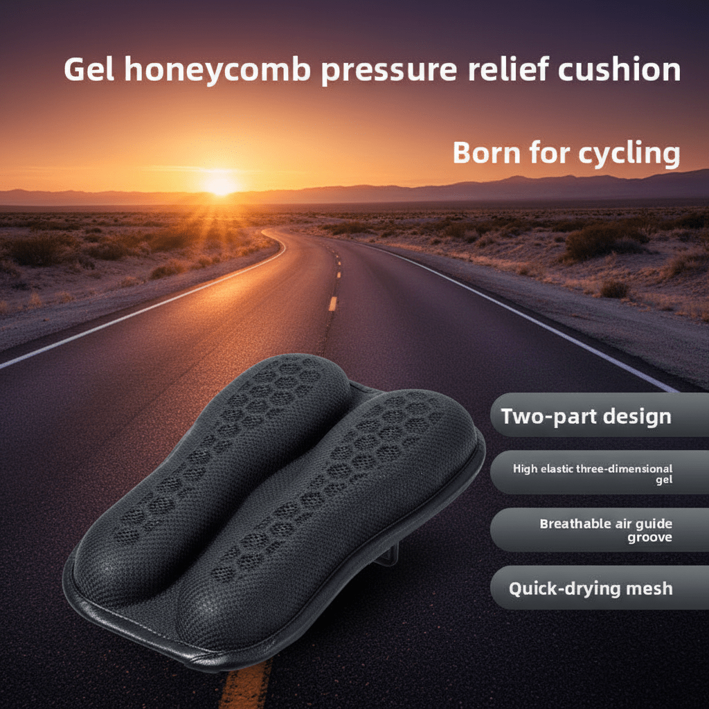 TPE Motorcycle Seat Cushion - Herdgy